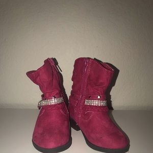 ❣️Toddler cowgirl bling pink boots❣️